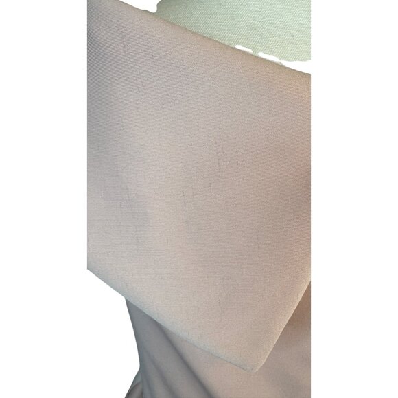 NWT Xscape Size 6 Blush Pink Sleeveless Draped Wrap Dress Bow Accent - Picture 15 of 16